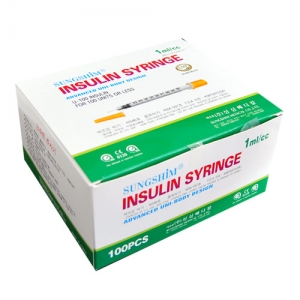 성심 인슐린 주사기 29G 1.0CC 13mm 1box(100pcs)